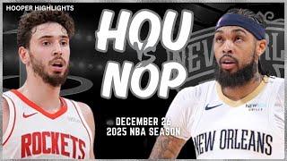 Houston Rockets vs New Orleans Pelicans Full Game Highlights | Dec 26 | 2025 NBA Season