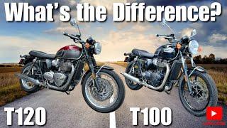 Triumph Bonneville T120 vs. Bonneville T100