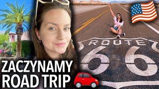 Zaczynamy ROAD TRIP po USA: Palm Springs i Route 66 - droga do Las Vegas z Los Angeles | USA VLOG