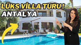 Antalya 7+1 Tripleks Satılık Villa | Özel Tasarım Havuzlu Lüks Villa | KONYAALTI