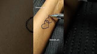 very simple tattoo design #shorts #tattoo #viral