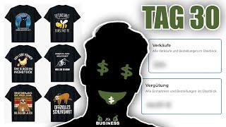 30 Tage Spreadshirt getestet | Lohnt es sich 2024 noch anzufangen? T-Shirt Business