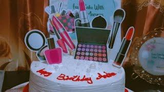 barbie cake and mekup cake  taste cake with Sahar Maryam