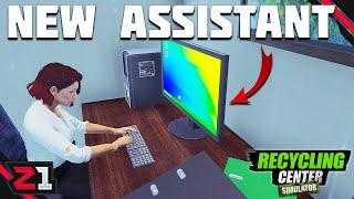 Hiring An ASSISTANT And Upgrading Our Workers! Recycling Center Simulator [E7]