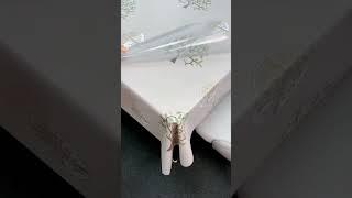 Transparent Frosted PVS Table Protector - Product Link in Comments