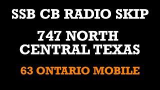 747 North Central Texas - Ontario cb club. Cb radio qso.