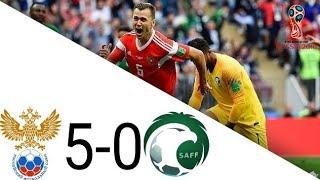 Resumen Rusia 5-0 Arabia Saudita | Mundial Rusia 2018