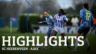 Nederlaag tegen Ajax Vrouwen | Highlights sc Heerenveen Vrouwen - Ajax Vrouwen