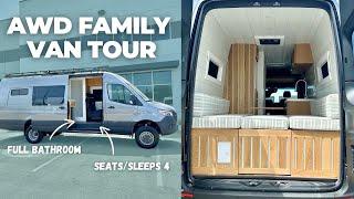 Cozy AWD Sprinter Van Tour | Van Professionally Converted for a Solo Female Traveller