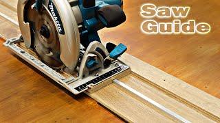 DiY Circular Saw Guide out of Laminate II Homemade Track Saw