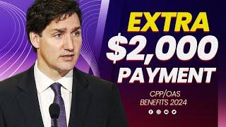 Extra $2,000 for Canadian Seniors Trudeau's Surpr