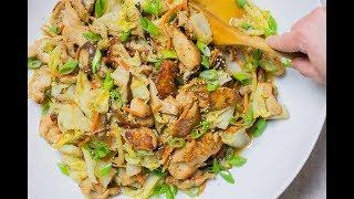 Chicken Cabbage Stir-Fry | Keto, Low Carb, Healthy, Easy, Paleo