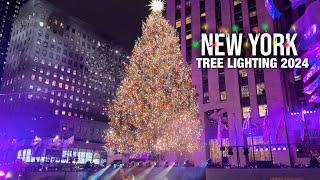 Rockefeller Center Christmas Tree Lighting 2024  NYC Christmas 2024 