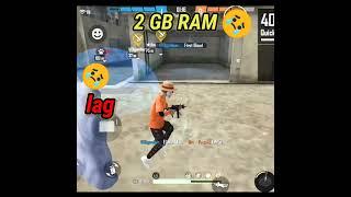 2 GB RAM FREE FIRE 2gb ram gameplay2 gb ram wala mobile me free fire kaise khele#shorts