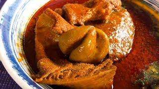 Oyo Street Food - The Origin Of Abula - Amala with Gbegiri and Ewedu