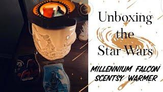 Unboxing the Millennium Falcon Scentsy Warmer - with my Husband! (Star Wars Fan!)