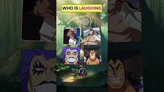 GUESS WHO'S LAUGHING?!  Guess the One Piece Character by Their Iconic Laugh!  #onepiece #shorts