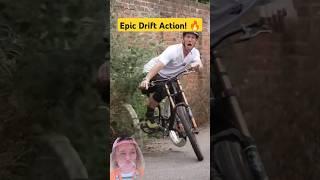 ‍️ Getting Sideways on the MTB Drift Tricycle!  #mtbdrift #tricyclefun #extremesports