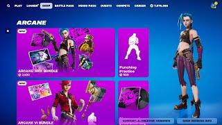 Arcane Bundles & Cosmetics Fortnite Item Shop Showcase!