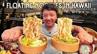 #1 BEST Hawaiian BREAKFAST BUFFET & FLOATING NOODLES In Honolulu Hawaii