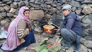 Breakfast in the mountains | village life Afghanistan