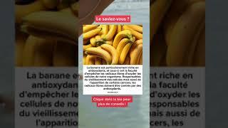 La BANANE pour une ALIMENTATION SAINE