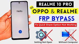 Realme 10 Pro Frp Unlock | All Realme & Oppo Frp Bypass Android 13/14 | Google Account Bypass 2025