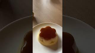 trying Japanese pudding for the first time with ducky #asmr