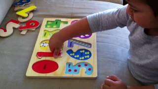 Learn to Count | Learning Numbers using a Puzzle for Children.