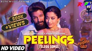 Peelings (Video Song) Pushpa 2 | Allu Arjun, Rashmika Mandanna | Vachundayi Peelings U | Feelings