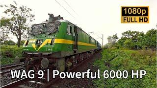 WAG9 Powerful 6000 HP Locomotive Indian Railways