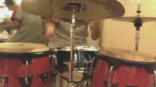 Worlds drumming spectalcilar Ryan Glick on his jazz legendary drum set