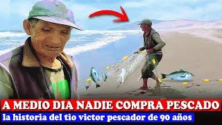 Así es la vida  de un hombre  que vive SOLO de PESCA entre arena y desierto