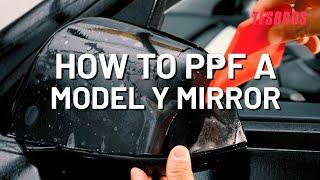 DIY PPF Installation For Tesla Model Y Mirror - TESBROS