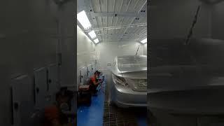 Auto paint spray booth for car #carpainting #car #autobody #autorepair #spraybooth #painting #car
