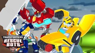 Bumblebee and the Rescue Bots! | Transformers: Rescue Bots | Cartoons for Kids | Transformers Junior