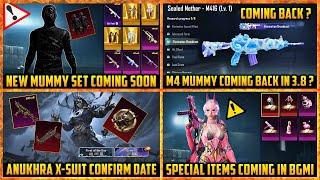  Bgmi New 3.7 Update Release date | Anukhra Xsuit Confirm date | New MUMMY SET Coming in BGMI