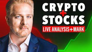 Live Crypto & Stock Market Analysis with Mark #tgt #btc