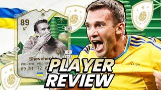 89 WINTER WILDCARD ICON SHEVCHENKO SBC PLAYER REVIEW | FC 25 Ultimate Team