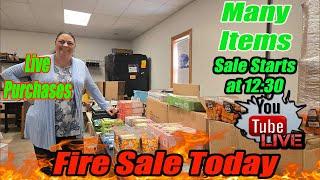 Live Fire Sale candy, Halloween, home decor and more!