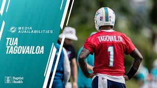 QB Tua Tagovailoa meets with the media | Miami Dolphins