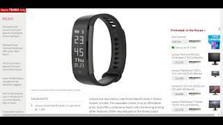 Lenovo Smart Band Cardio 2 With Heart Rate Monitor   unboxing  lenovo hw02 fitness smart band