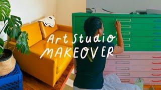 Art Studio Makeover ⋆୨୧˚ How I Set Up My New Space!