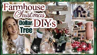 5 FARMHOUSE DIY CHRISTMAS DECOR IDEAS 2021 // NEUTRAL COUNTRY RUSTIC CHRISTMAS DOLLAR TREE DIYS