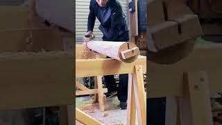 Japanese Woodworking Techniques by Japanese Shrine Carpenter Miyadaiku 宮大工  #Shorts