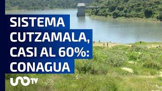 Sistema Cutzamala está casi al 60%: CONAGUA