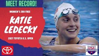 Katie Ledecky Smashes Meet Record in Women’s 200M Freestyle | 2021 Toyota U.S. Open Championships