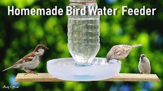 How To Make A Bird Water Feeder | DIY Homemade Plastic Bottle Bird Water Feeder