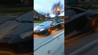 Lamborghini with lightning wheels #cars #viral #trending #shorts #lamborghini