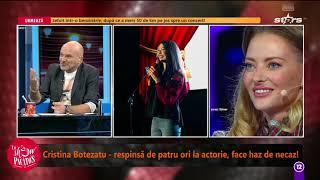 Cristina Botezatu, respinsă de patru ori la actorie, face gaz de necaz!